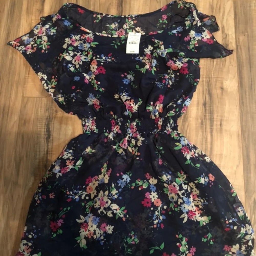 Express floral mini dress